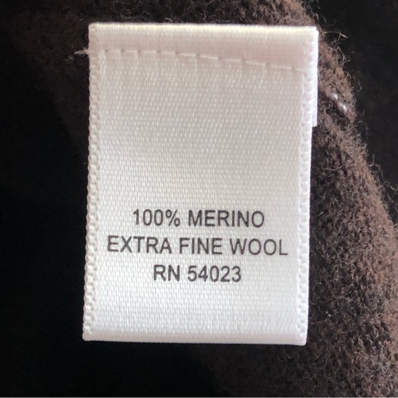 BANANA REPUBLIC Extra Fine Merino Men’s Brown Plaid Sweater Size M - Picture 12 of 12